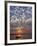 Canoeing under a Mackerel Sky at Dawn on the Zambezi River, Zambia-John Warburton-lee-Framed Photographic Print