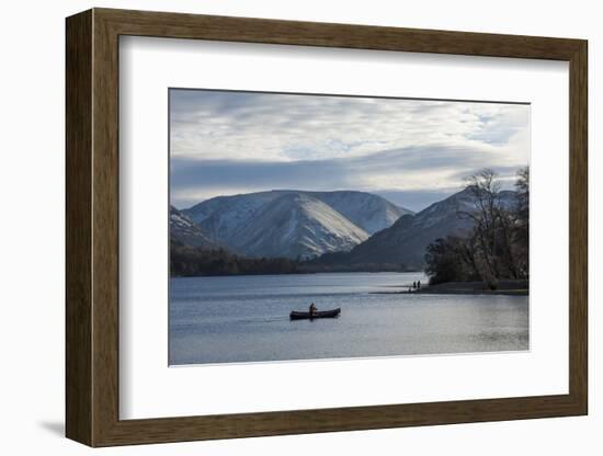 Canoeists, Ullswater, Lake District National Park, Cumbria, England, United Kingdom, Europe-James Emmerson-Framed Photographic Print