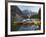 Canoes Moored on Moraine Lake, Banff National Park, UNESCO World Heritage Site, Alberta, Rocky Moun-Martin Child-Framed Photographic Print