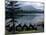 Canoes Turned Bottom Side Up on Shore of Unidentified Lake in Maine-Dmitri Kessel-Mounted Photographic Print