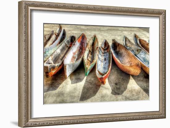 Canoes-Celebrate Life Gallery-Framed Giclee Print