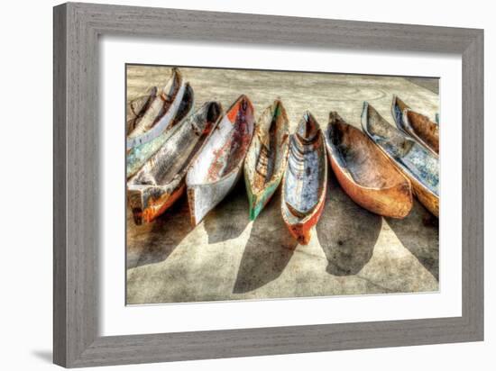 Canoes-Celebrate Life Gallery-Framed Art Print
