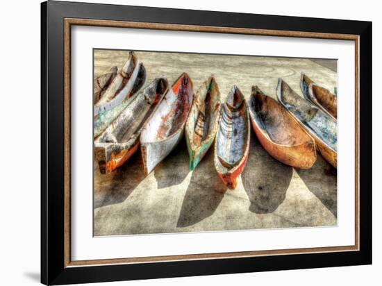 Canoes-Celebrate Life Gallery-Framed Art Print