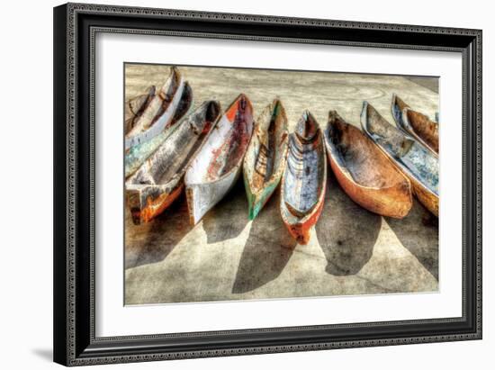 Canoes-Celebrate Life Gallery-Framed Art Print