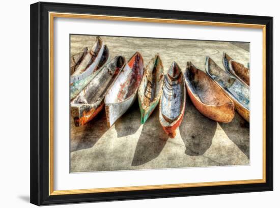 Canoes-Celebrate Life Gallery-Framed Art Print