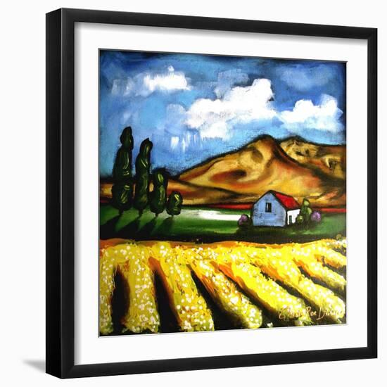 Canola Fields-Cherie Roe Dirksen-Framed Giclee Print