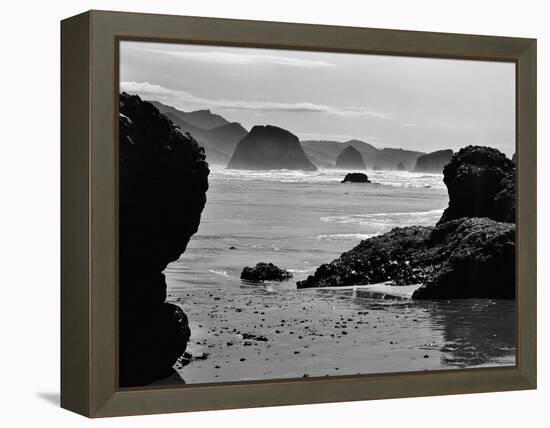 Canon Beach #2-Monte Nagler-Framed Premier Image Canvas