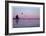 Canon Beach Sunset-Donald Paulson-Framed Giclee Print