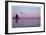 Canon Beach Sunset-Donald Paulson-Framed Giclee Print