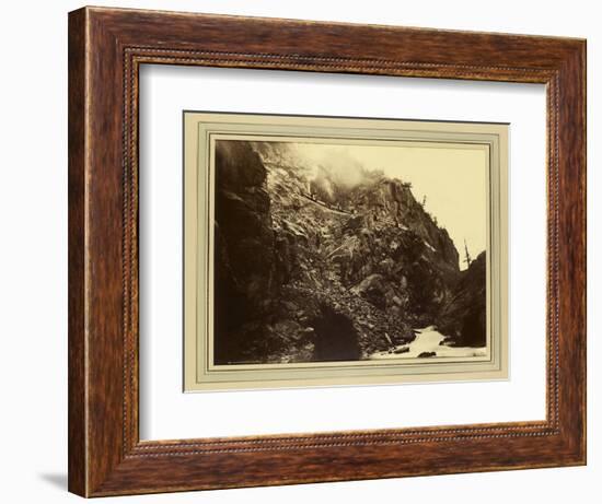 Canon of the Rio Las Animas (Colorado), C.1880-William Henry Jackson-Framed Giclee Print