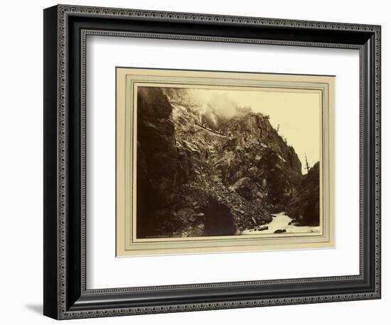 Canon of the Rio Las Animas (Colorado), C.1880-William Henry Jackson-Framed Giclee Print