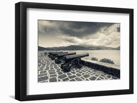 Canons at Fort Shirley, Cabrits National Park, Portsmouth Dominica, Dominica-null-Framed Photographic Print