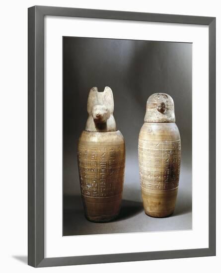 Canopic Jars-null-Framed Giclee Print