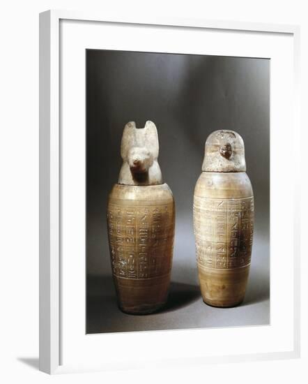 Canopic Jars-null-Framed Giclee Print