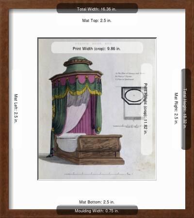 Canopy Bed With Dome By George Smith From Cabinet Maker And Upholsterer S Guide Giclee Print Art Com Canopy Bed With Dome By George Smith From Cabinet Maker And Upholsterer S Guide Giclee Print Art Com