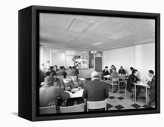 Canteen at Spillers Animal Foods, Gainsborough, Lincolnshire, 1961-Michael Walters-Framed Premier Image Canvas