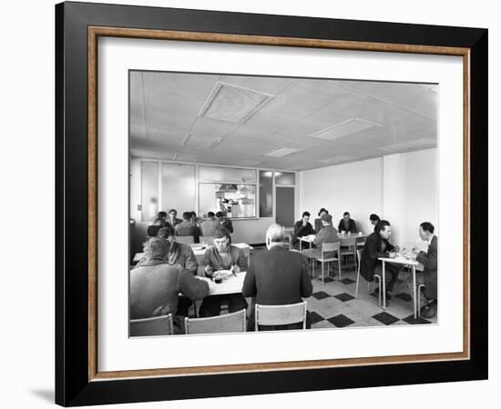 Canteen at Spillers Animal Foods, Gainsborough, Lincolnshire, 1961-Michael Walters-Framed Photographic Print