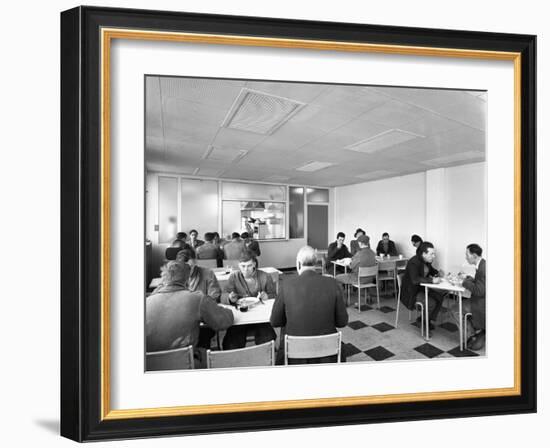 Canteen at Spillers Animal Foods, Gainsborough, Lincolnshire, 1961-Michael Walters-Framed Photographic Print