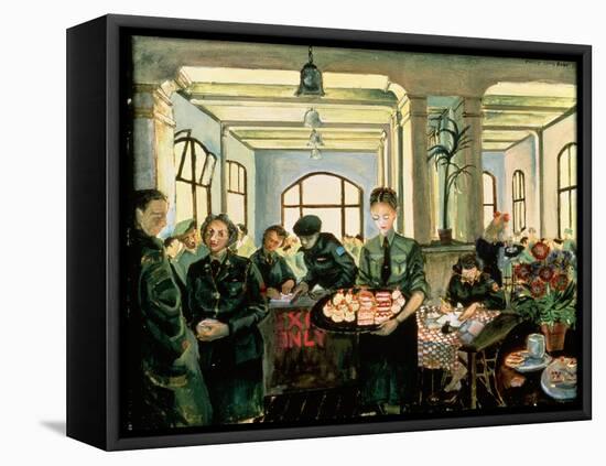 Canteen, Nijmegen, Holland, 1945-Molly Bobak-Framed Premier Image Canvas