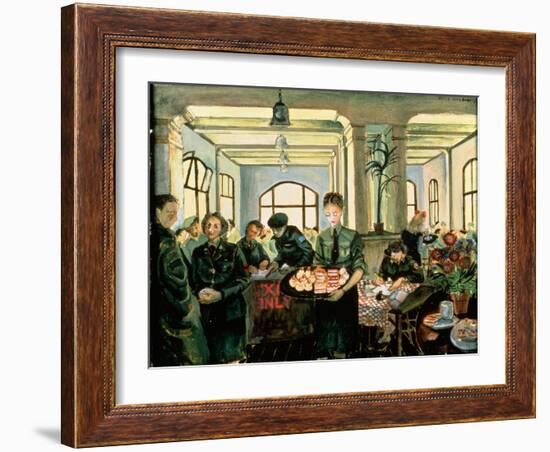 Canteen, Nijmegen, Holland, 1945-Molly Bobak-Framed Giclee Print