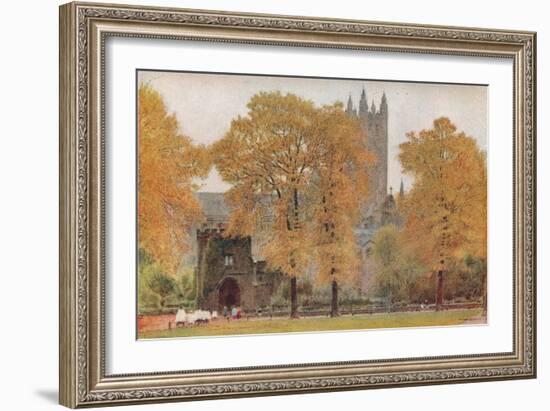 'Canterbury Cathedral', 1908-Albert Goodwin-Framed Giclee Print