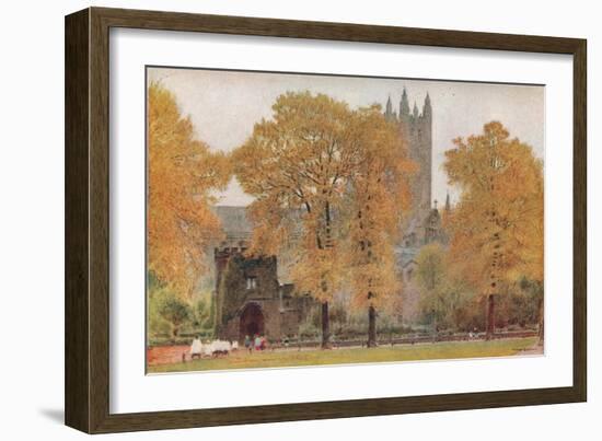 'Canterbury Cathedral', 1908-Albert Goodwin-Framed Giclee Print