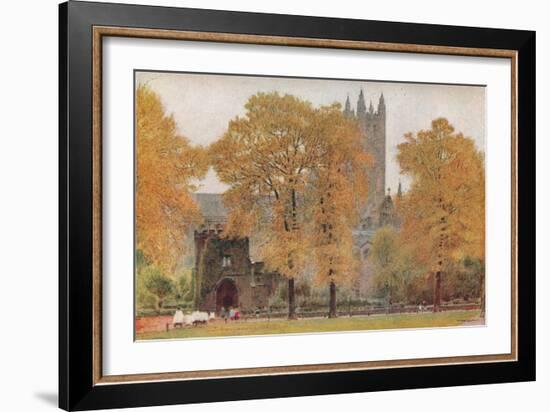 'Canterbury Cathedral', 1908-Albert Goodwin-Framed Giclee Print