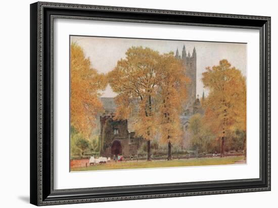 'Canterbury Cathedral', 1908-Albert Goodwin-Framed Giclee Print