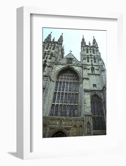 Canterbury Cathedral from the west, 6th century-Unknown-Framed Photographic Print