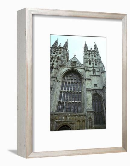 Canterbury Cathedral from the west, 6th century-Unknown-Framed Photographic Print