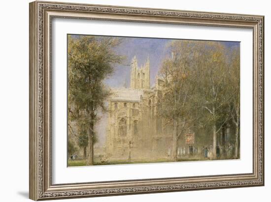 Canterbury Cathedral-Albert Goodwin-Framed Giclee Print