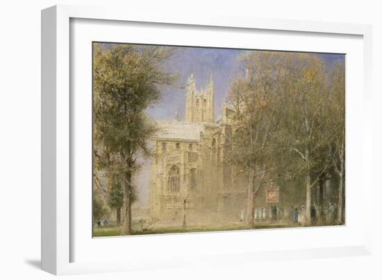 Canterbury Cathedral-Albert Goodwin-Framed Giclee Print