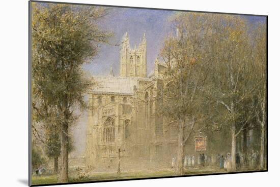 Canterbury Cathedral-Albert Goodwin-Mounted Giclee Print