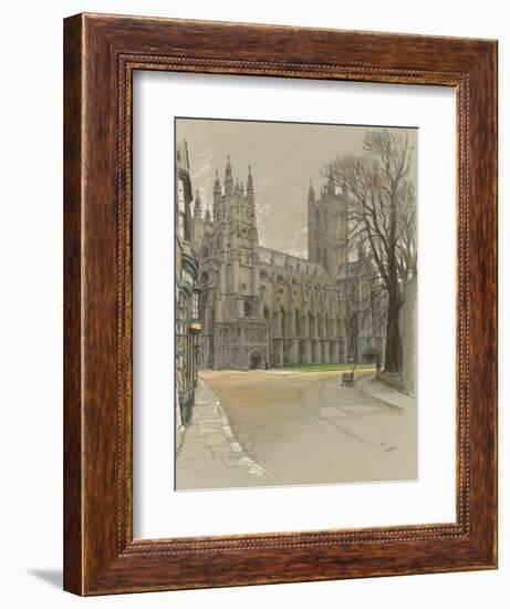 Canterbury Cathedral-Cecil Aldin-Framed Giclee Print
