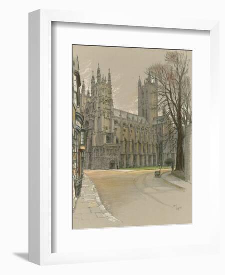 Canterbury Cathedral-Cecil Aldin-Framed Giclee Print