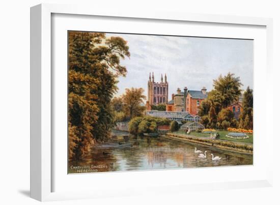 Cantilupe Gardens, Hereford-Alfred Robert Quinton-Framed Giclee Print