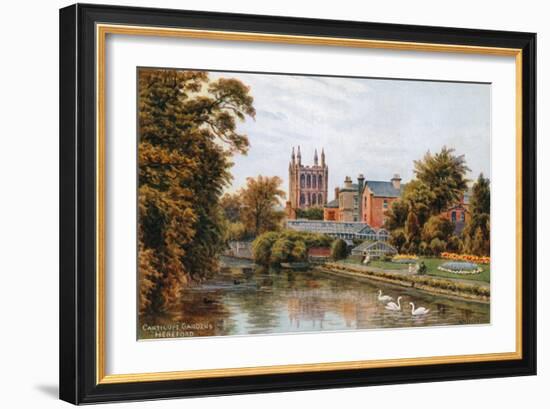 Cantilupe Gardens, Hereford-Alfred Robert Quinton-Framed Giclee Print