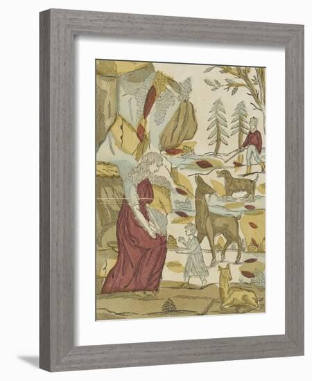 Cantique de sainte Geneviève de Brabant-null-Framed Giclee Print