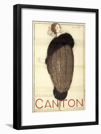 Canton Furs-Vintage Apple Collection-Framed Giclee Print