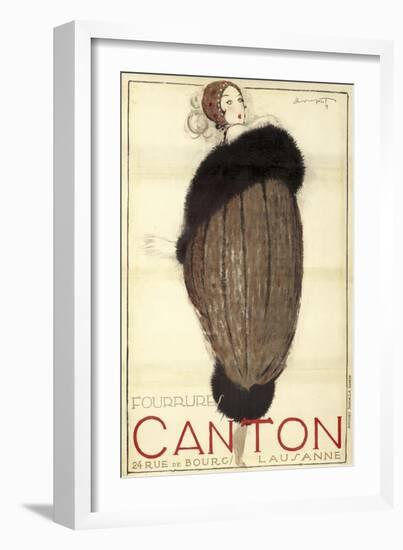 Canton Furs-Vintage Apple Collection-Framed Giclee Print