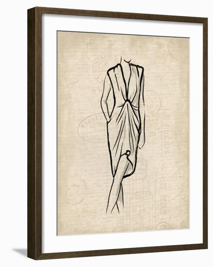 Canvas Dress 2-OnRei-Framed Art Print