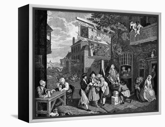 Canvassing for Votes, 1757-William Hogarth-Framed Premier Image Canvas