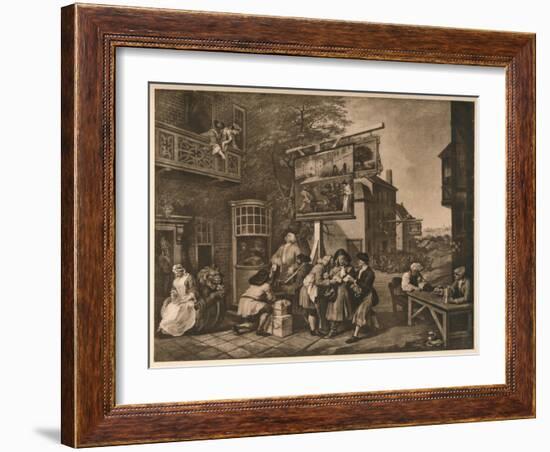 'Canvassing for Votes', Plate II from 'The Humours of an Election', 1757-William Hogarth-Framed Giclee Print