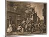 'Canvassing for Votes', Plate II from 'The Humours of an Election', 1757-William Hogarth-Mounted Giclee Print