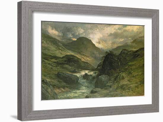 Canyon, 1878-Gustave Doré-Framed Giclee Print