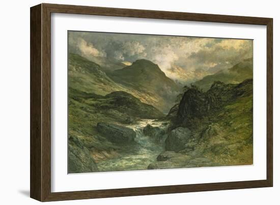 Canyon, 1878-Gustave Doré-Framed Giclee Print