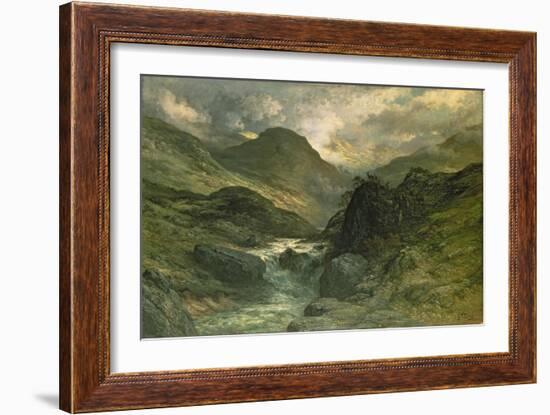 Canyon, 1878-Gustave Doré-Framed Giclee Print