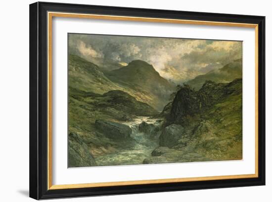 Canyon, 1878-Gustave Doré-Framed Giclee Print