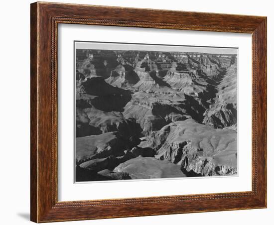 Canyon And Ravine "Grand Canyon National Park" Arizona 1933-1942-Ansel Adams-Framed Art Print