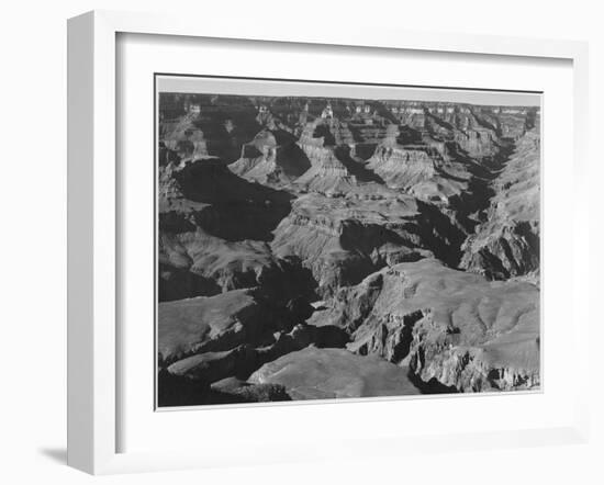 Canyon And Ravine "Grand Canyon National Park" Arizona 1933-1942-Ansel Adams-Framed Art Print